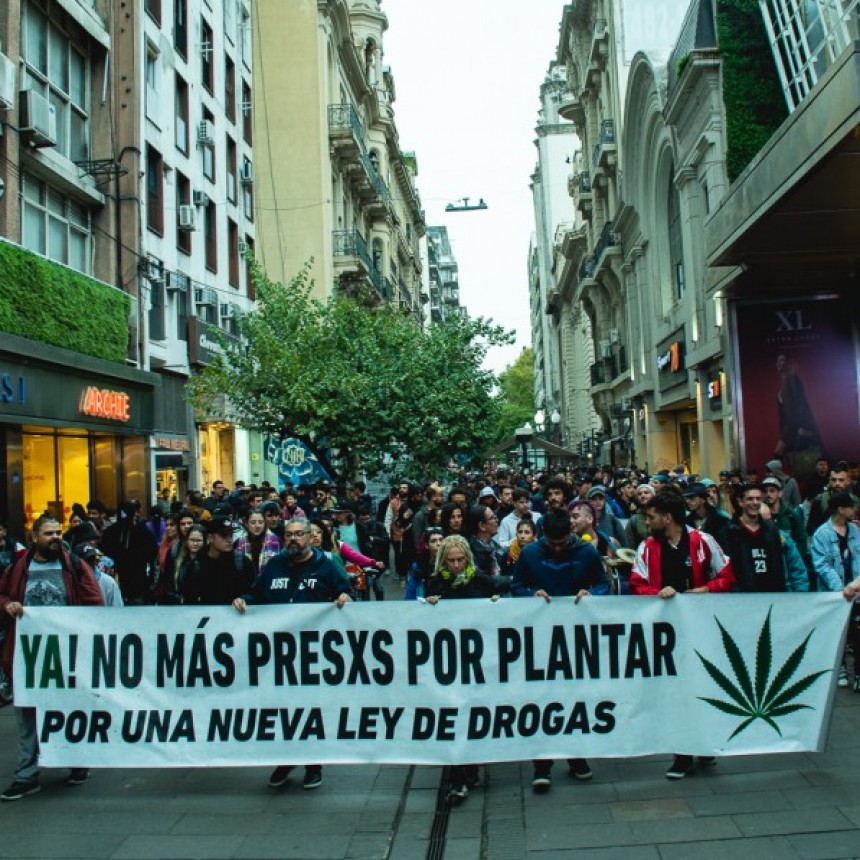 La Marcha Mundial de la Marihuana en Rosario