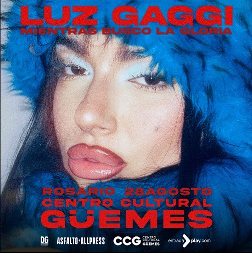LUZ GAGGI ANUNCIA FECHA EN ROSARIO PARA PRESENTAR SU NUEVO DISCO