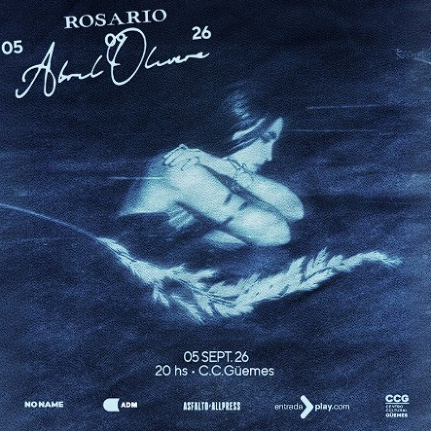ABRIL OLIVERA LLEGA A ROSARIO A PRESENTAR SU NUEVO DISCO | 5 DE SEPTIEMBRE EN CCG